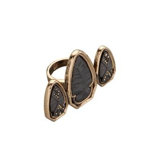 House of Harlow Triple Arrowhead Ring With Pave
